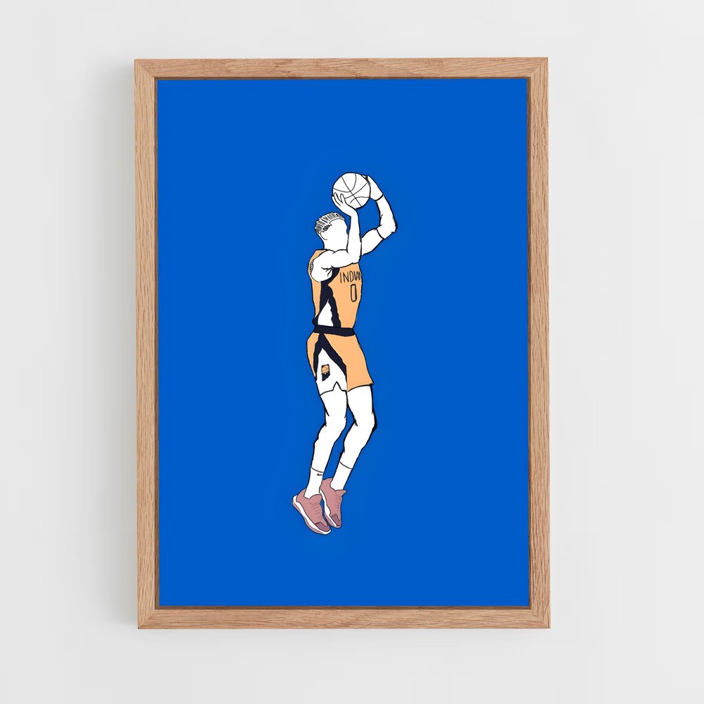 Poster Dunk Cartoon – affiche Basketball (vue 4)